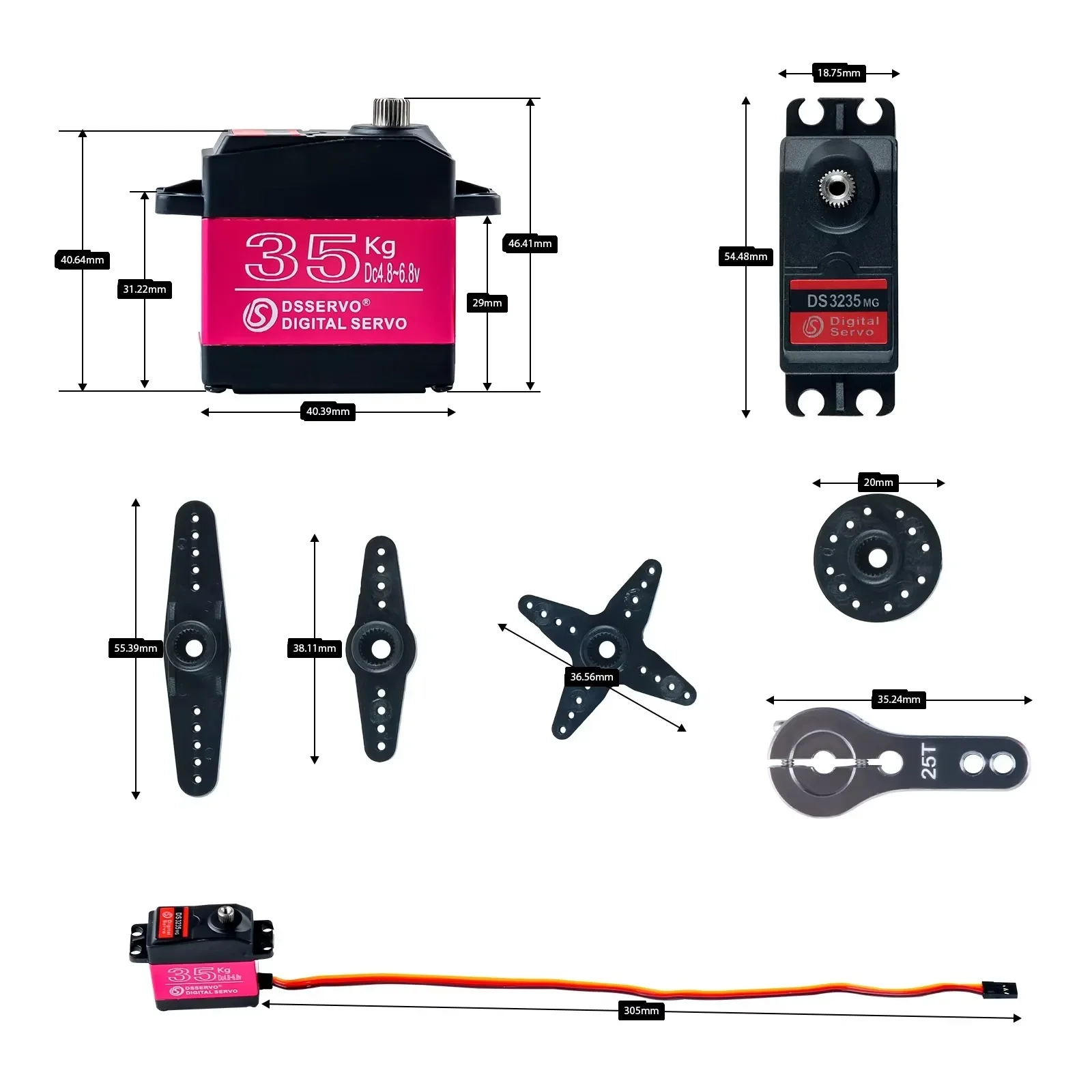 DS3235SG – cyfrowy serwomechan – Torque Wrench recenzja i cena